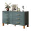 Commode double 6 tiroirs en bois robuste-1367436734