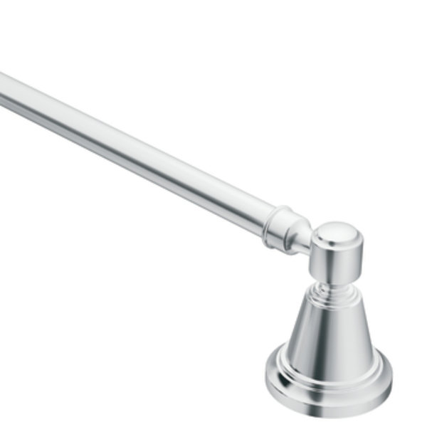 Bradshaw 18" Wall Mounted Towel Bar, Chrome