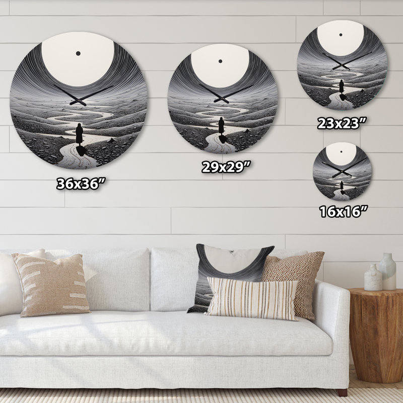 Horloge murale Desert Mirage Iii IV - Paysages, Grand