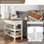 Table de bout rustique avec rangement Farmhouse