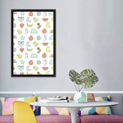 «Baby Sunshine IV» par Lisa White boutons - impression d'art graphique