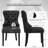Tufted Upholstered Leather Dining Parsons Chairs-1047791401