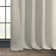 Ottis Textured Faux Linen Rod Pocket Room Darkening Curtains for Bedroom & Living Room Curtains - Single Panel Drapes