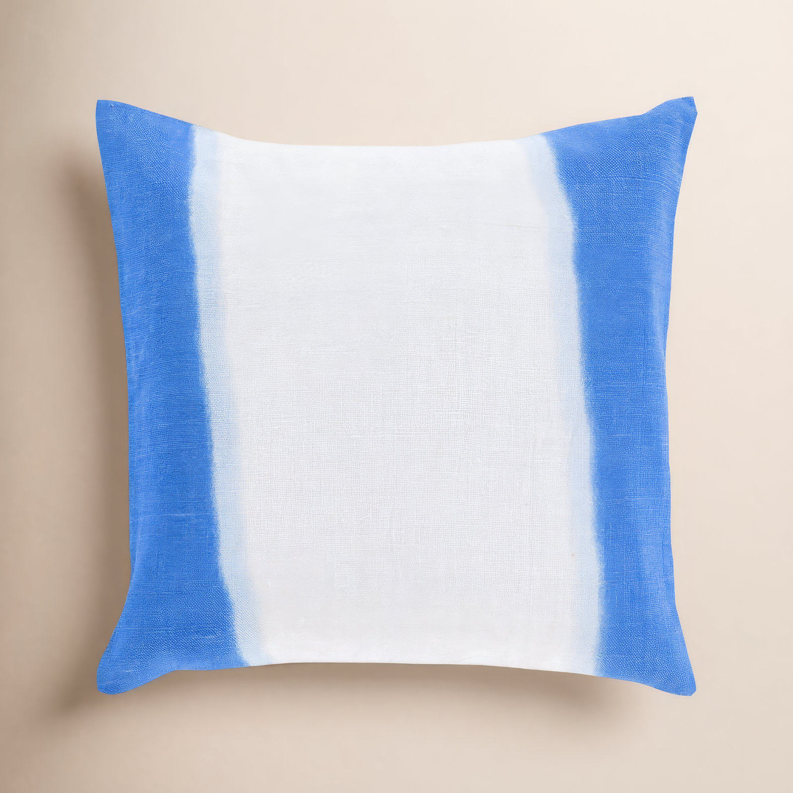 Striped 100% Linen Throw Pillow, 18" H x 18" W x 4" D, Olive, Polyester