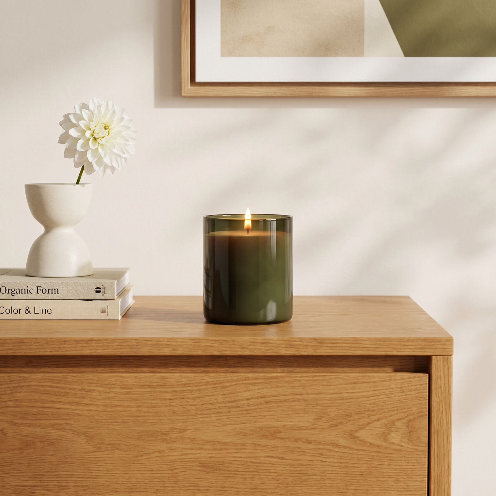 Floral Scented Jar Candle