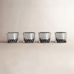 George Hammered Concave Napkin Ring Set
