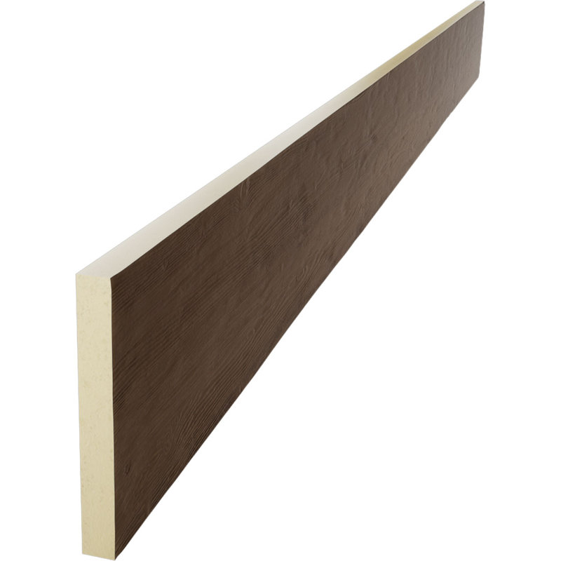 Planche de poutre en faux bois Endurathane, Caramel, H 6 po x l 120 po x P 1 po