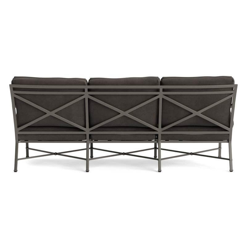 Venetian Outdoor 3 - Seat Patio Sofa, Fusion Charcoal, Mica