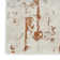 Bordas Abstract Modern Machine Woven Area Rug Area Rug in Ivory/Rust