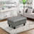 Beitz Faux Leather Ottoman-1848026162