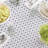 Round Geometric Cotton Twill Tablecloth