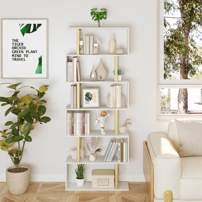 188cm H x 70cm W Geometric Bookcase