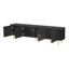Meuble TV Lumina 78,7 po avec rangement pour téléviseurs jusqu'à 85 pouces, console multimédia-135348452