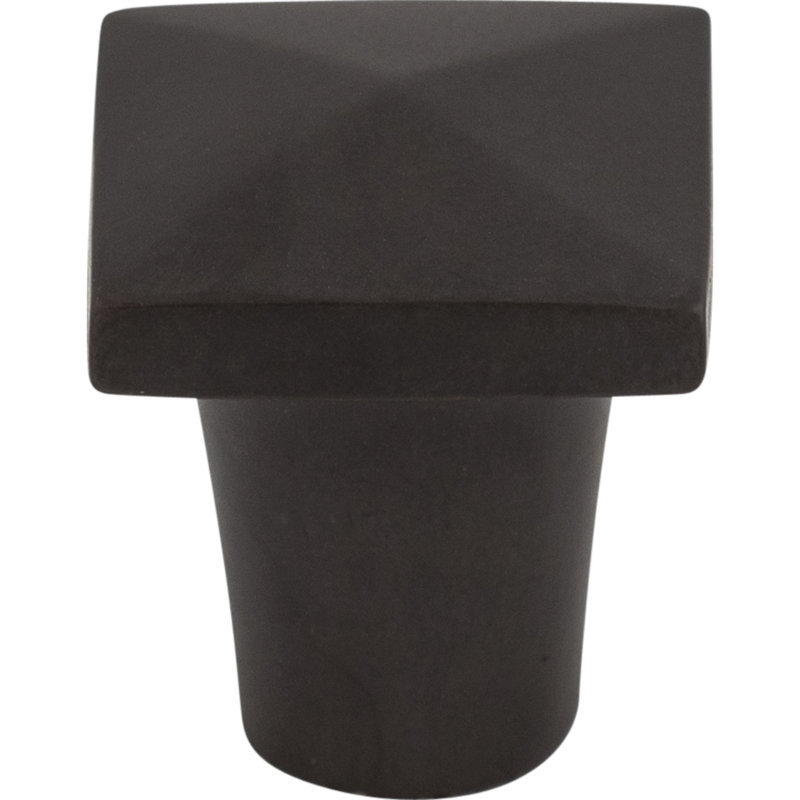 Aspen Square Knob, 3/4" Length, Medium Bronze
