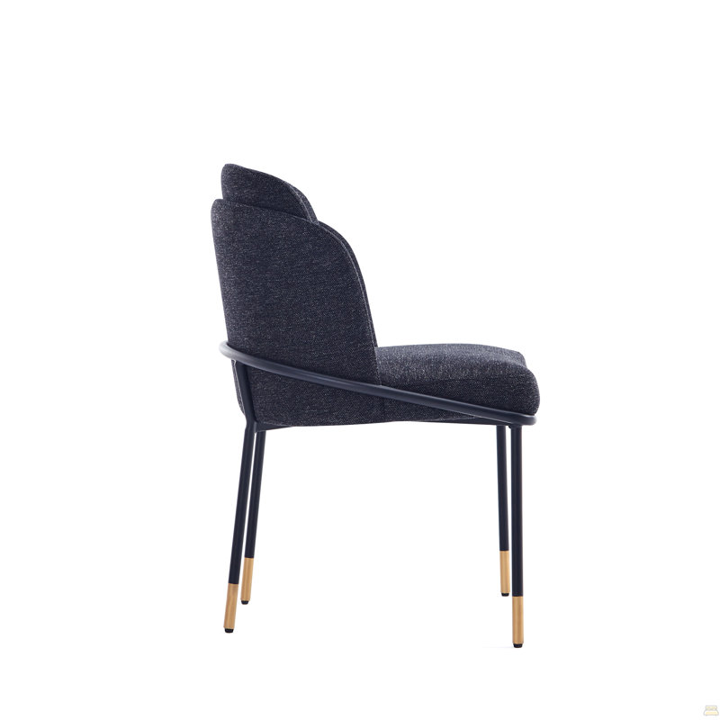 Chaise de salle à manger en noir, Noir