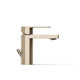 Parallel Single Hole Bathroom Faucet with Drain Assembly