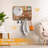 Key Holder For Wall With Shelf,Wooden Key Rack With Key Hook With Mirror And 4 Key Hooks For Rustic Entrances Hallways Living Rooms And Bedrooms 16"X12"-111565543