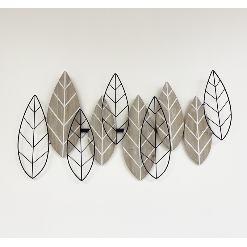Décoration murale feuille