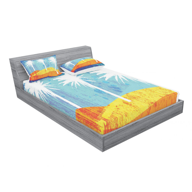 Microfiber Sheet Set, Full Sheet Set with Fitted Sheet