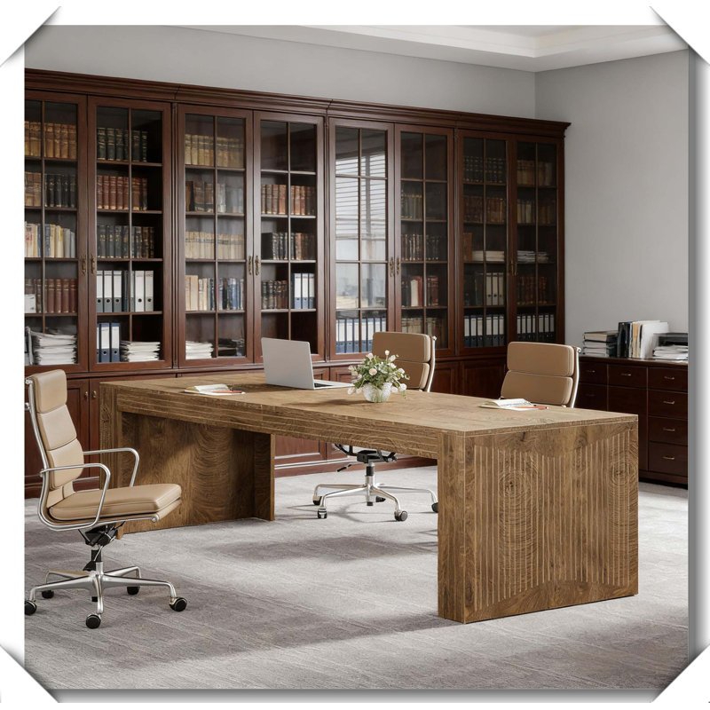 Bureau de direction fonctionnel, spacieux et élégant, Bois