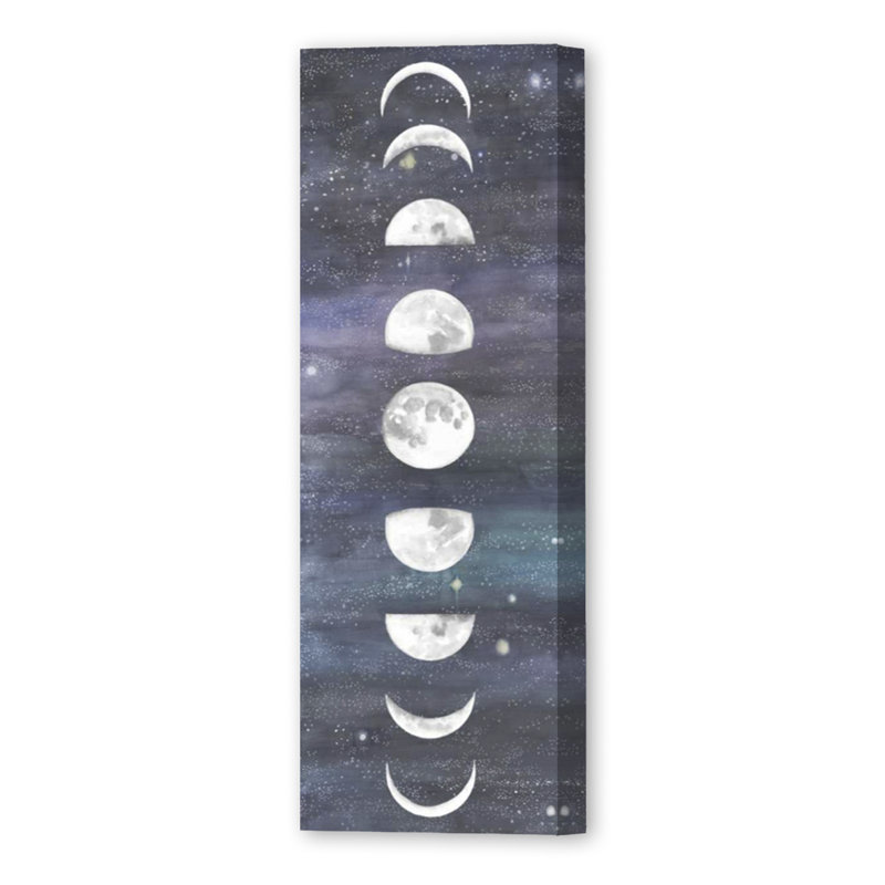Carte de lune I, reproduction d'art sur toile tendue