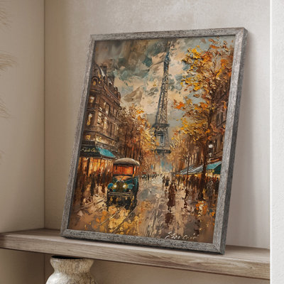 LANDSCAPES Series CDV Framed Print - Solid Wood