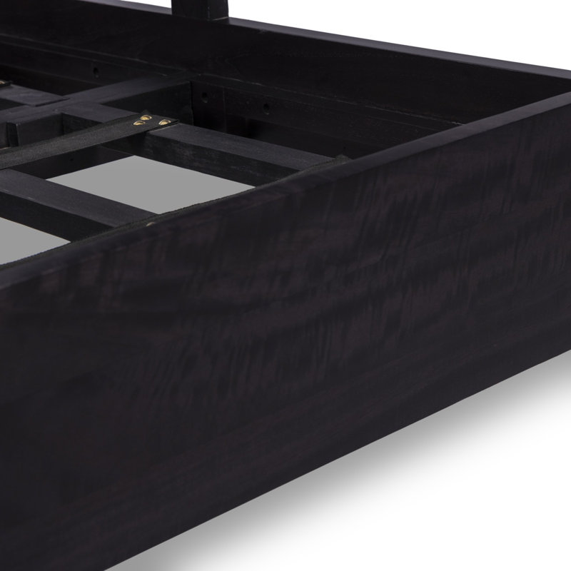 Sydney Bed, Twin, Black Wash W/ Black Cane