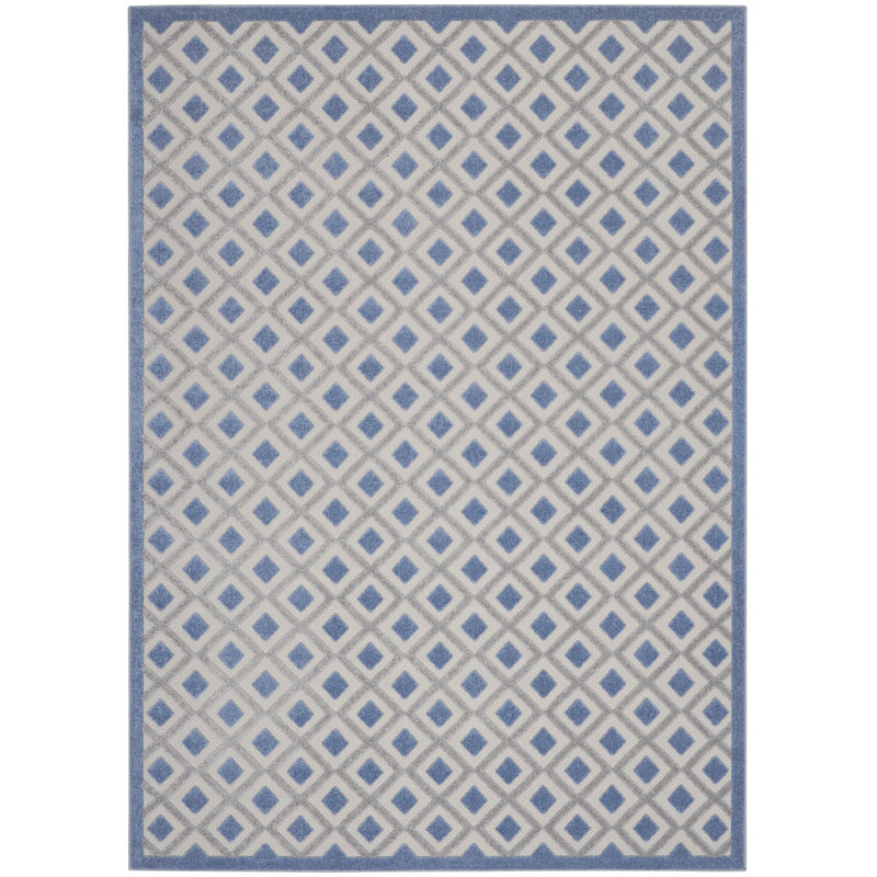 Andoche Houndstooth Indoor Rug, Rectangle 7'10" x 10'6"