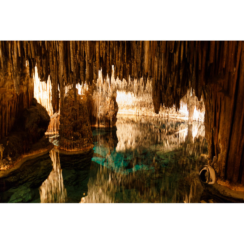 Caves Of Drach - Wrapped Canvas Print, 30cm H x 46cm W x 3.8cm D
