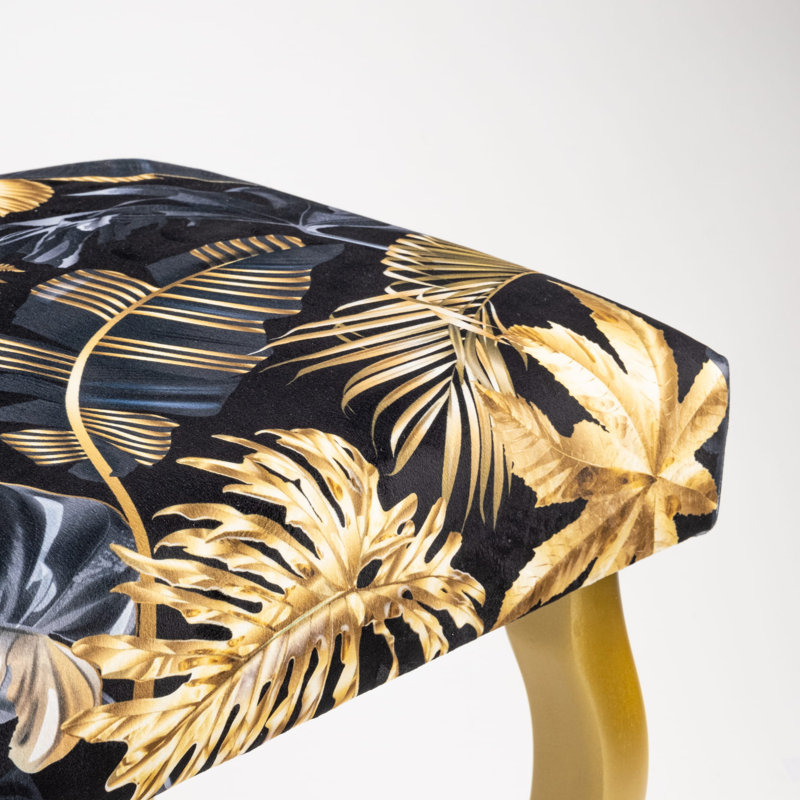 Velvet Upholstered Bench, 50cm H x 140cm W x 40cm D