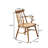 Natural-finish Solid Oak Dining Chair