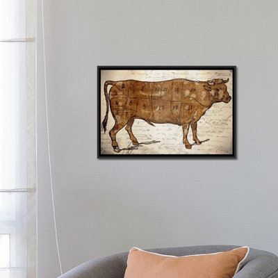 "Le Boeuf III" par Ginger, impression sur toile