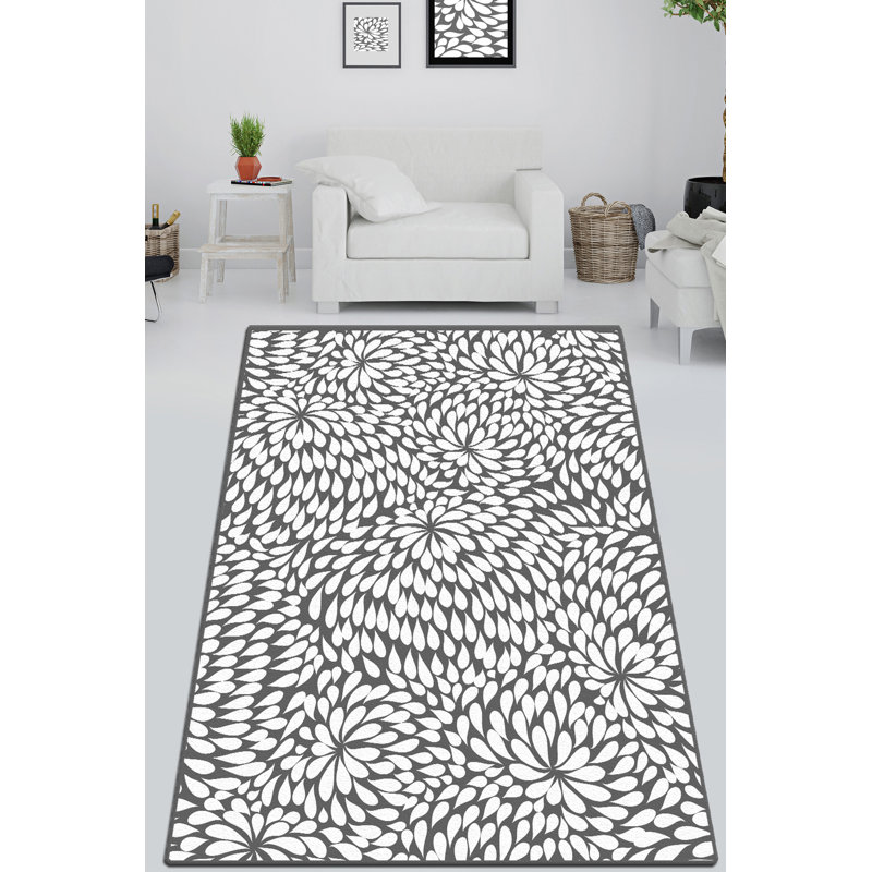 Schreiber Abstract Shag Area Rug, Rectangle 100 x 200cm