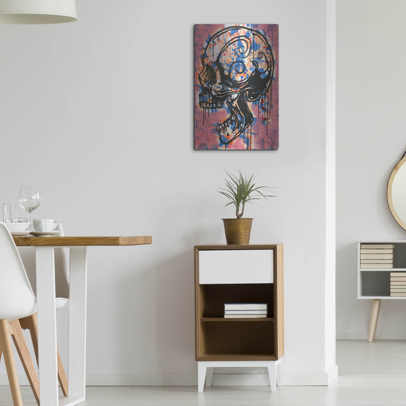 «Screaming Skull 1» par Dean Russo, H 24 po x l 16 po