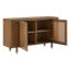 Buffet 51 "en rotin moderne Mid-Century avec pieds en bois massif 51"
