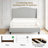 Ana Upholstered Wingback Platform Bed with Curved Headboard-1490988190-1496302371