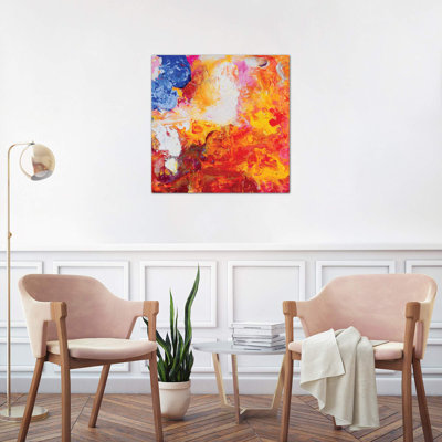 Beautiful Accidents XV - Wrapped Canvas Painting
