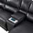 Carrabelle Leather Power Recliner Console,USB Port-121904170-112298358