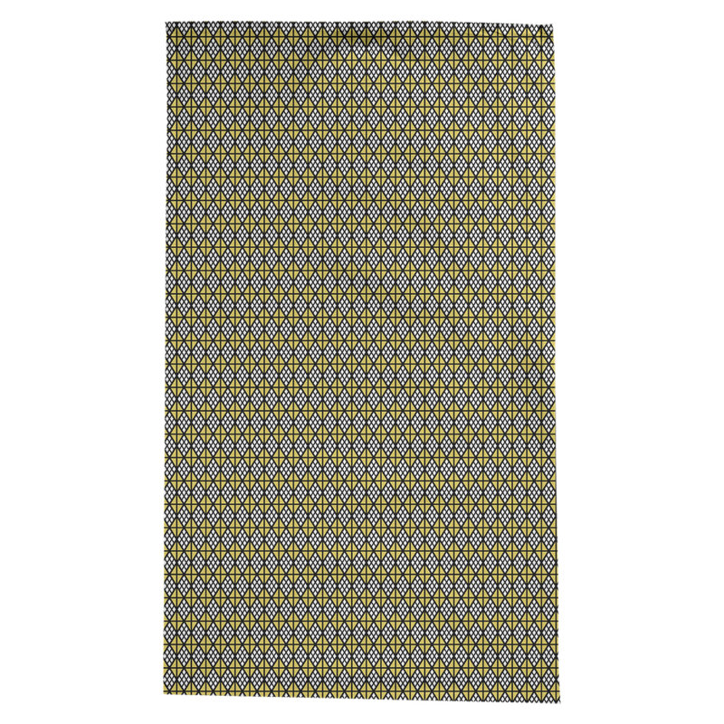 Nappe diamants Leffel, Noir / jaune