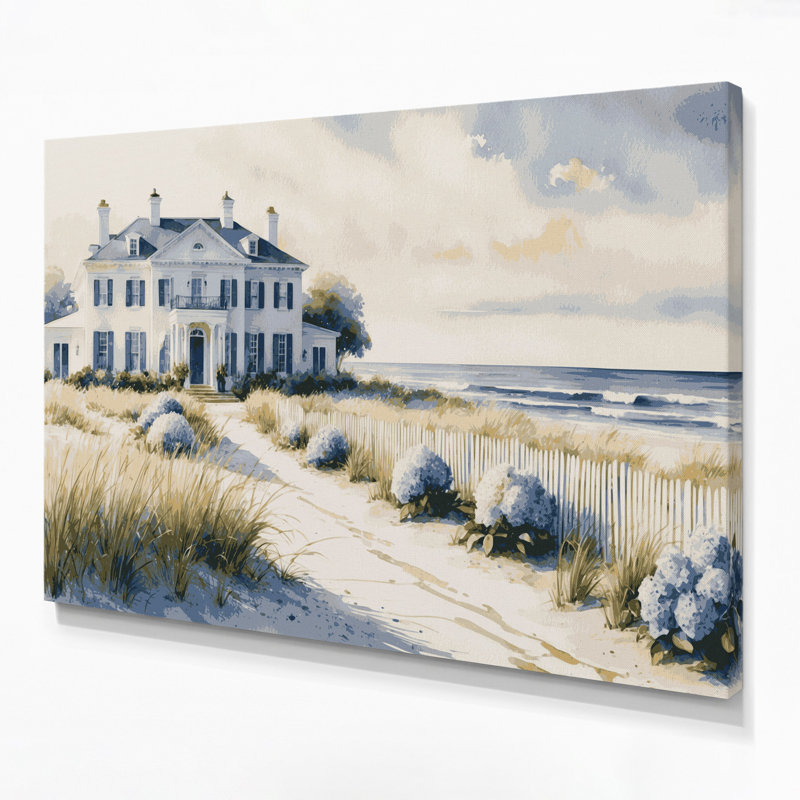 Art mural sur toile beige Coastal Hamptons Elite, H 16 po x l 20 po