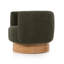 Fielding Upholstered Swivel Barrel Chair