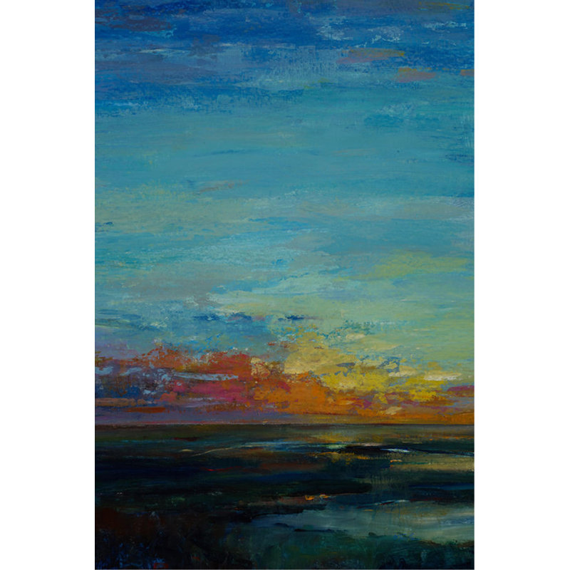 Sun Glow II par Chelsea Art Studio - Peinture, H 60 po x l 40 po x P 1,5 po, Extérieur