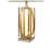 Limy 2Pc Table Lamp Set, White Shade, Gold And Chrome Base, 29 Inch