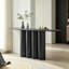 Console de forme ovale avec base robuste-129955740