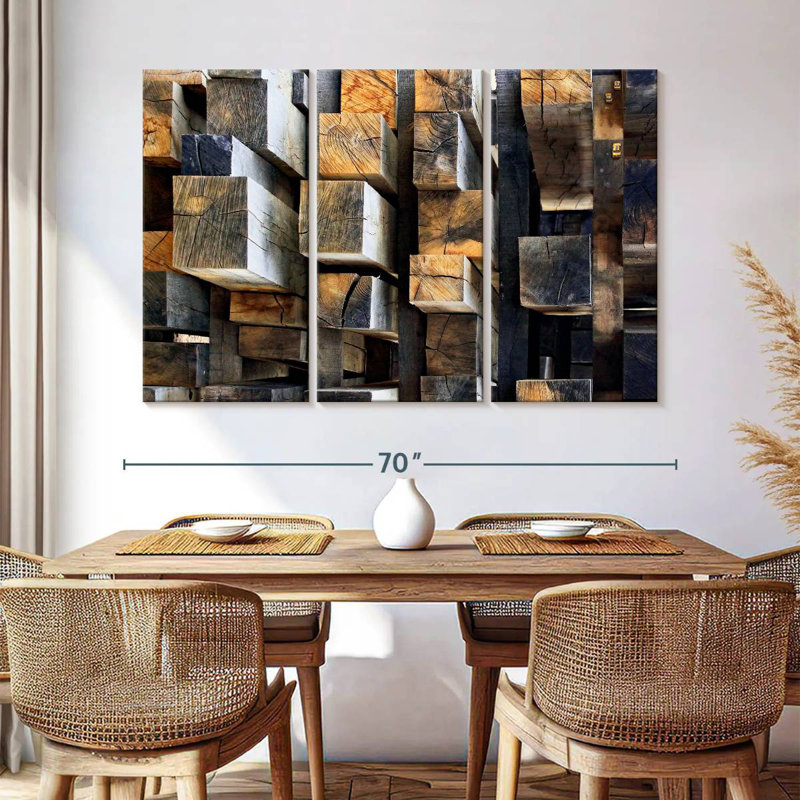 Sireci New Oak Sireci, 42" H x 65" W