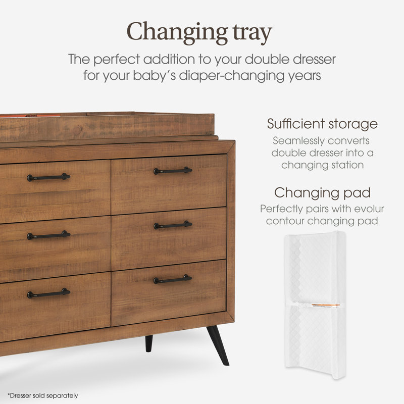 Stilnovo Changing Table Topper, Sugar Cane