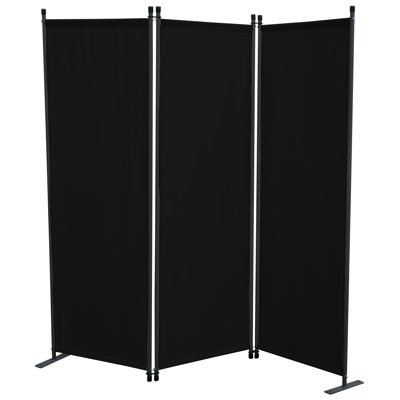 Ferrari 167cm W x 170cm H 3 - Panel Metal Folding Room Divider