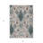 3' X 5' Beige Teal Blue And Copper Moroccan Washable Indoor Outdoor Area Rug
