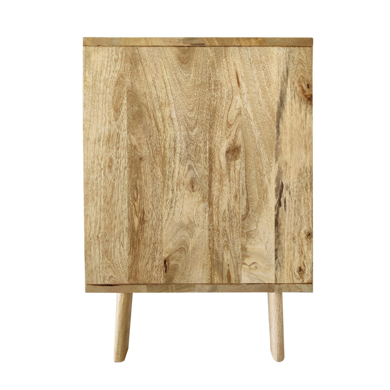 Crowell 140cm Solid Wood Sideboard, Natural