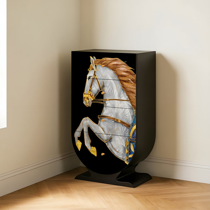 Commode décorative 4 tiroirs